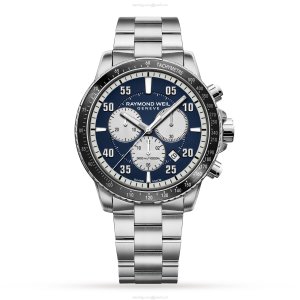 Raymond Weil Tango 8570-ST2-05507 | Blue Dial | 43mm Stainless Steel