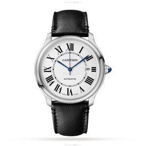 Cartier Ronde Must WSRN0032 - 40mm Steel Automatic Silver Dial Watch