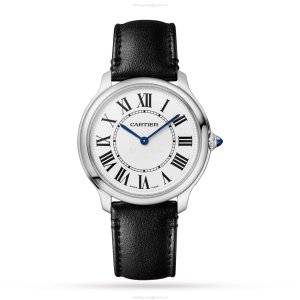 Cartier Ronde Must WSRN0031 - Steel Quartz Watch - Silver Dial 36mm