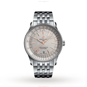 Breitling Navitimer 41 Automatic White Dial - Stainless Steel Replica Watch