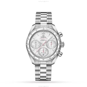 Omega Speedmaster 38mm Automatic - Stainless Steel Mother of Pearl Dial