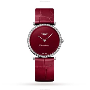 Longines La Grande Classique L45230912 | 29mm Stainless Steel | Red Dial Quartz Watch