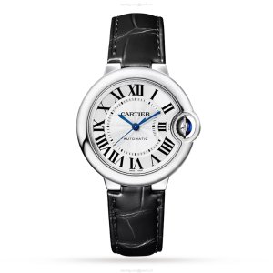 Cartier Ballon Bleu de Cartier 33mm Steel Automatic Watch - Silver Dial
