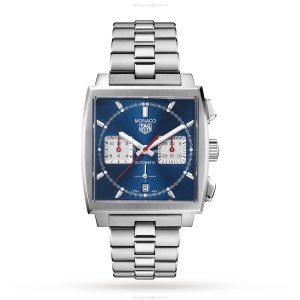 TAG Heuer Monaco CBL2111.BA0644 - Automatic Blue Dial - 39mm Steel