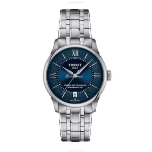 Tissot T-Classic Automatic Blue Dial Watch - 34mm Stainless Steel