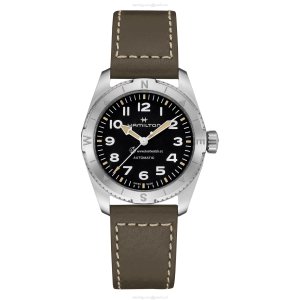 Hamilton Khaki Field Automatic Watch - 37mm Black Dial - Stainless Steel