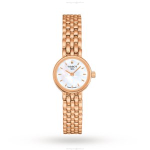Tissot Lovely Quartz Watch - Mother of Pearl Dial - Rose Gold PVD 19.5mm