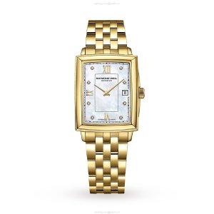 Raymond Weil Toccata 5925-P-00995 | Quartz Mother of Pearl Dial | PVD Plating