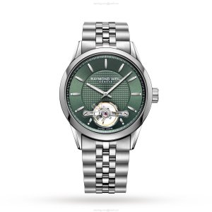 Raymond Weil Freelancer 2780-ST-52001 | 42mm Automatic Green Dial | Stainless Steel