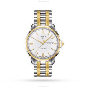Tissot Auto III Automatic Watch - 39.5mm Stainless Steel White Dial