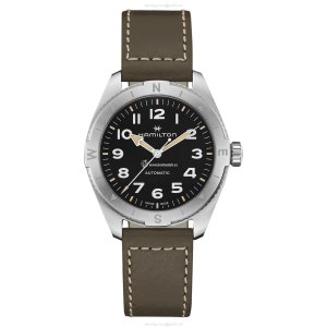 Hamilton Khaki Field H70315830 Automatic Watch - 41mm Black Dial | Stainless Steel