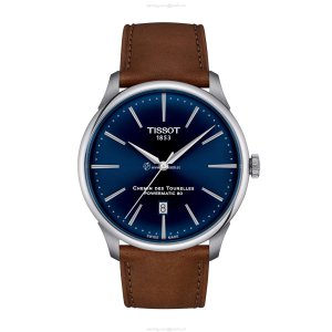Tissot T-Classic Automatic Blue Dial Watch - 42mm Stainless Steel