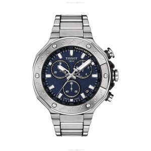 Tissot T-Sport T-Race Chronograph | 45mm Blue Dial | Stainless Steel Quartz Watch