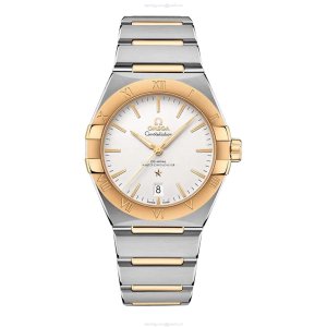 Omega Constellation Automatic Watch - 39mm Stainless Steel & 18ct Yellow Gold - Silver Dial