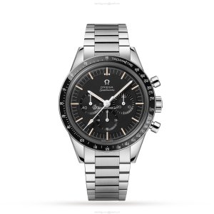 Omega Speedmaster Replica - Manual Winding Chronograph - Black Dial Stainless Steel