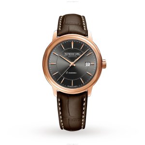 Raymond Weil Maestro Automatic Grey Watch - 39.5mm Steel & Rose Gold