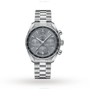 Omega Speedmaster 38mm Automatic Grey Dial - Stainless Steel Chronograph Watch