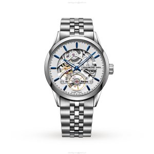 Raymond Weil Freelancer Skeleton Watch | Automatic | 42mm Stainless Steel