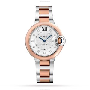 Cartier Ballon Bleu de Cartier W3BB0021 | 33mm Steel & Rose Gold Automatic