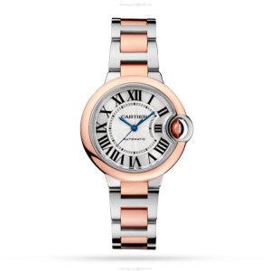 Cartier Ballon Bleu de Cartier W2BB0032 | 33mm Steel & Rose Gold Automatic