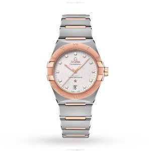 Omega Constellation 36mm Automatic Silver Dial - Stainless Steel & Rose Gold
