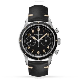 Montblanc 1858 126915 Automatic Watch - 42mm Stainless Steel Black Dial