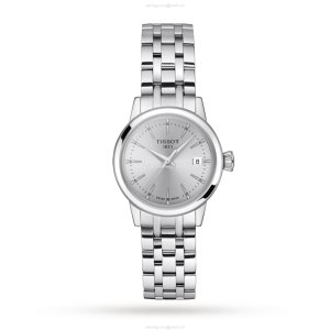 Tissot T-Classic Ladies Silver Dial Quartz Watch - 28mm Stainless Steel