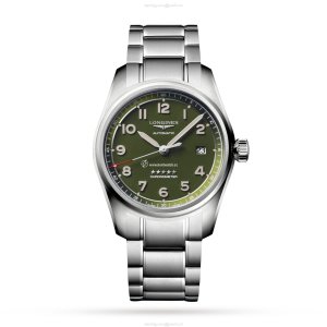 Longines Spirit L38104036 Automatic Green Dial - 40mm Stainless Steel Watch