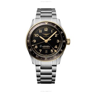 Longines Spirit L38125536 Automatic Grey Watch - 42mm Stainless Steel & 18K Gold
