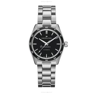 Hamilton Jazzmaster H36205130 | 38mm Automatic Black Dial | Stainless Steel