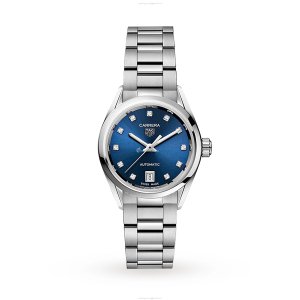 TAG Heuer Carrera WBN2413.BA0621 | 29mm Blue Dial | Diamond Markers