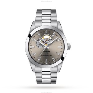 Tissot T-Classic Automatic Grey Dial Men's Watch - 40mm Stainless Steel