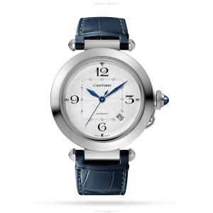 Cartier Pasha de Cartier WSPA0010 - 41mm Steel Automatic Silver Dial Watch