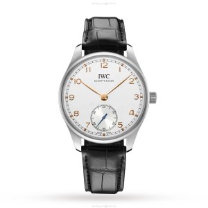 IWC Portugieser IW358303 Automatic Watch - 40.5mm Stainless Steel Silver Dial