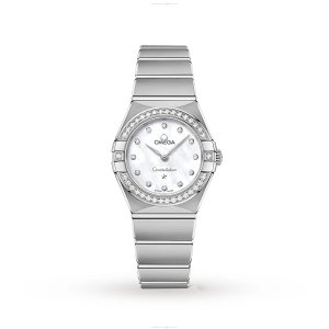 Omega Constellation Replica | Stainless Steel Quartz Watch | Mother of Pearl Dial