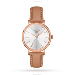Tissot T-Classic T1432103601100 | Silver Dial | 34mm Stainless Steel & Rose Gold