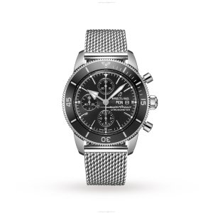 Breitling Superocean Heritage 44mm Automatic Black Dial - Stainless Steel