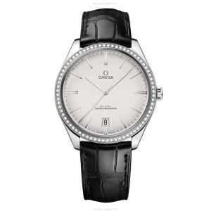 Omega De Ville Stainless Steel Manual Winding Watch - 40mm Silver Dial