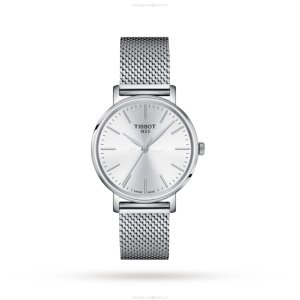 Tissot T-Classic T1432101101100 | 34mm Stainless Steel Quartz Watch | Silver Dial