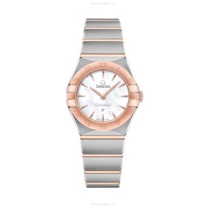 Omega Constellation Replica - 25mm White Dial - Stainless Steel & Rose Gold