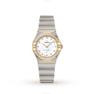 Omega Constellation Replica | Stainless Steel Quartz Watch | Mother of Pearl Dial
