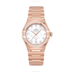 Omega Constellation Automatic - 18ct Rose Gold & White Dial | 29mm