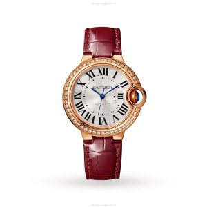 Cartier Ballon Bleu de Cartier 33mm Rose Gold Automatic Watch | Silver Dial