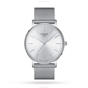 Tissot T-Classic T1434101101100 | 40mm Stainless Steel Silver Dial Quartz Watch
