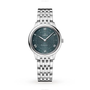 Omega Deville Prestige Green Dial | Stainless Steel Quartz Watch | 45mm