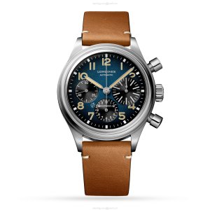 Longines Avigation BigEye L28161932 | 41mm Titanium Automatic Blue Watch
