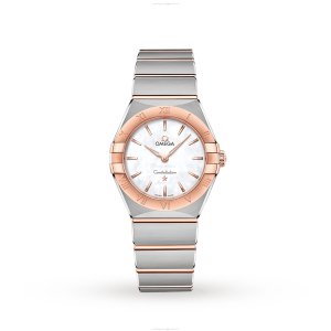 Omega Constellation Replica - 28mm Stainless Steel Quartz Watch - Mother of Pearl Dial