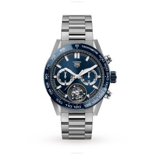 TAG Heuer Carrera Automatic Blue Dial Stainless Steel Watch - 45mm
