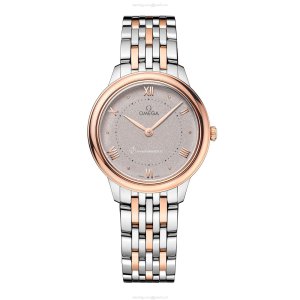 Omega De Ville Prestige 30mm Grey Dial | Stainless Steel & Rose Gold | Quartz