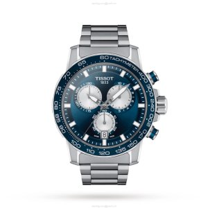 Tissot T-Sport Chrono Blue Dial 46mm Stainless Steel Quartz Watch